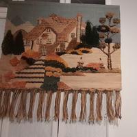 Quadro in 3D vintage  in juta 