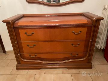 Comò in legno massello 3 cassetti