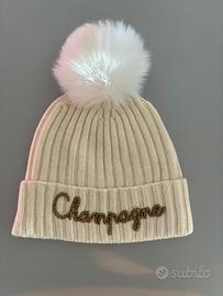 Berretto da donna bianco MC2 Saint Barth NUOVO