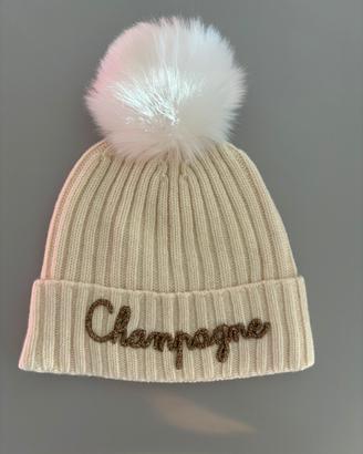 Berretto da donna bianco MC2 Saint Barth NUOVO