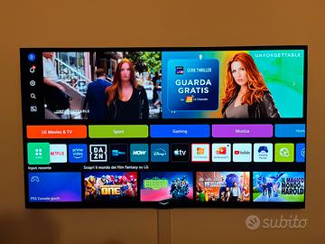 Tv Oled LG G3 da 55 pollici con staffa