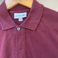 Polo Lacoste slim fit taglia 2 XS color vinaccia
