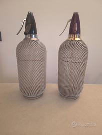 2 seltz vetro con rete '70