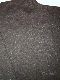 Maglia Motivi nera monospalla