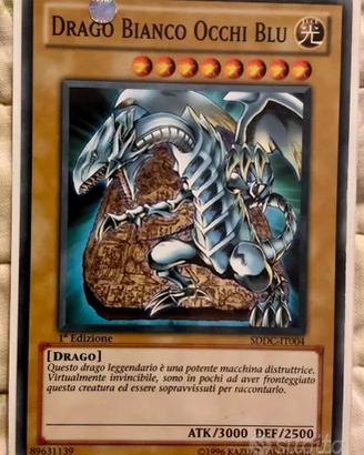 Drago bianco occhi blu Yu-Gi-Oh