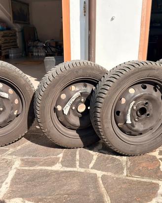 🚨Cerchi + Gomme invernali nuove 165/60 r14 Hankook
