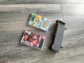 2 giochi per Nintendo switch,più impugnatura/cover