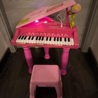 Pianola Bontempi iGirl con Microfono e Sgabellino