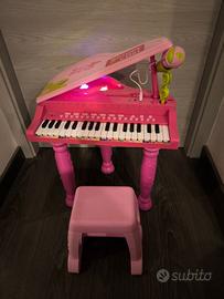 Pianola Bontempi iGirl con Microfono e Sgabellino