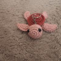 Portachiavi tartaruga uncinetto