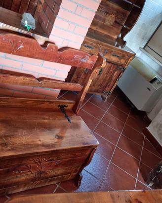 PANCA IN LEGNO FATTA A MANO 
