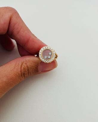 Chopard UNICOAnello cristallo, oro e diamanti