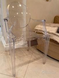SEDIA ORIGINALE LOUIS GHOST KARTELL COME NUOVA