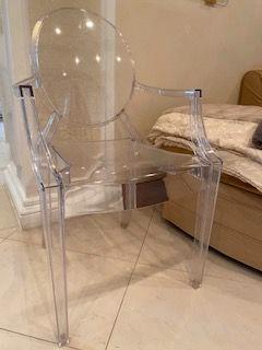 SEDIA ORIGINALE LOUIS GHOST KARTELL COME NUOVA