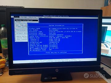 HP Compaq Elite 8300 AIO i7 3770 3.9 GHz