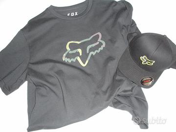 Fox sport racing moto cappello+maglietta tgXL