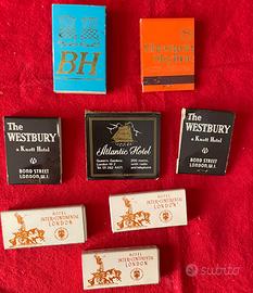 Fiammiferi vintage Hotel di Londra