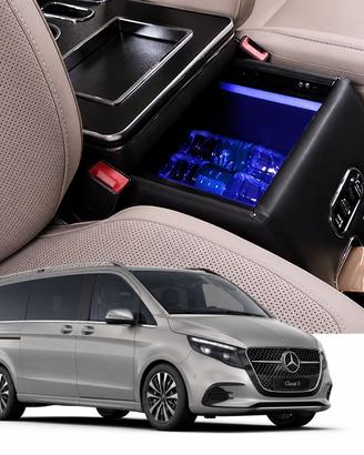 Bracciolo consolle Mercedes Classe V W447 con LED,