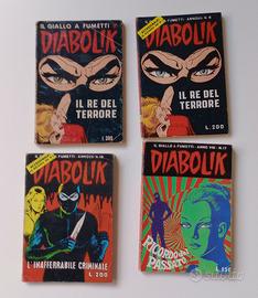 Fumetti Diabolik - 4 numeri