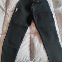 sci pantaloni donna neri elastici