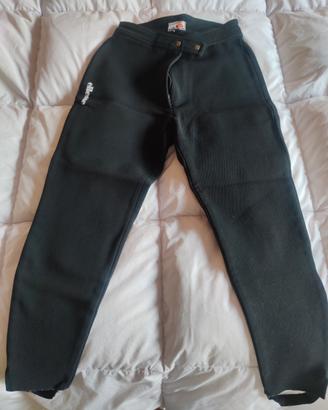 sci pantaloni donna neri elastici