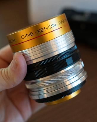 Schneider CINE-XENON 90mm f2 modded per Pentax 645