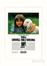 Poster- Orwell was wrong: Olivetti M20 PC