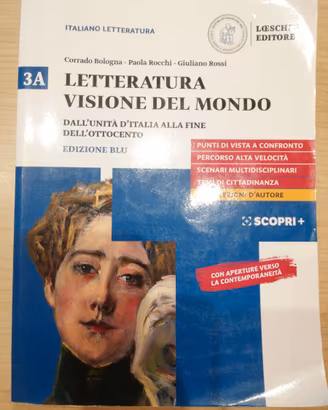 libro letteratura visione del mondo 9788858329740
