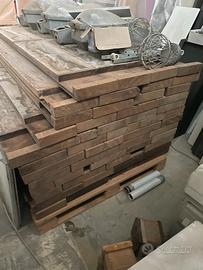 Iroko tavole di legno vintage