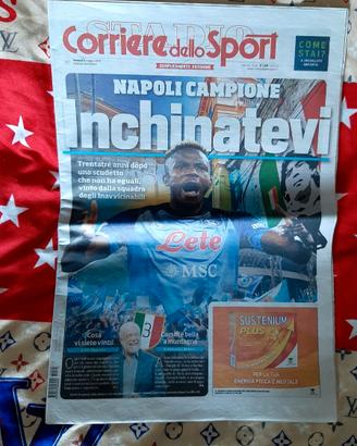 QUOTIDIANI DEL 3° SCUDETTO DEL NAPOLI (Anno 2023)