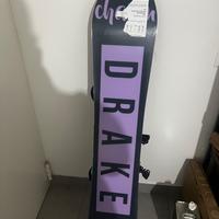 Snowboard drake charm 145 cm nuovo
