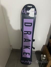 Snowboard drake charm 145 cm nuovo