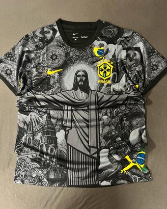 Maglia Da Calcio Brasile Cristo Redentore