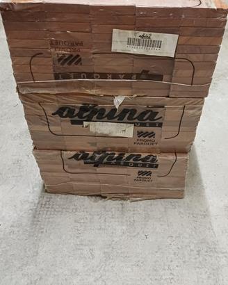 parquet doussie imballato