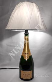 Lampada Bottiglia Champagne Krug arredo design