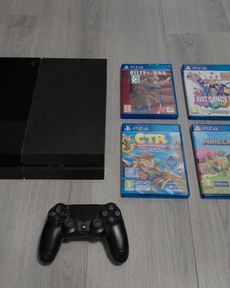 Console PS4 + Controller + 4 Giochi