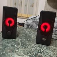 Altoparlanti Trust GXT con led rossi