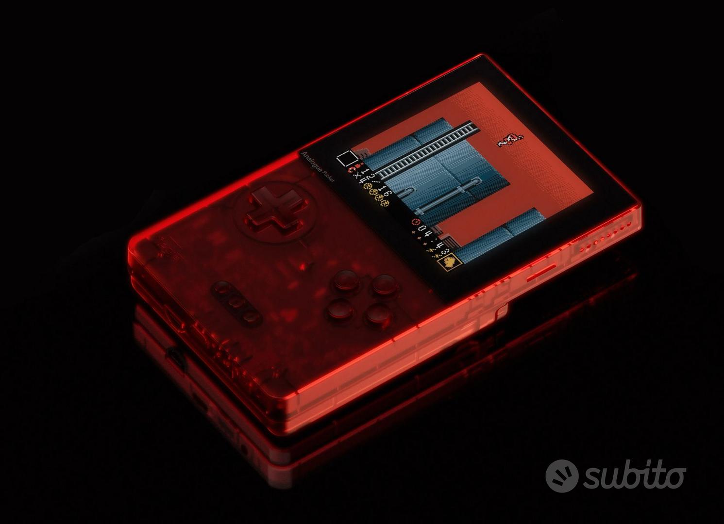 Analogue Pocket | Transparent RED Limited Edition - Audio/Video In