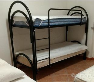 Letto a castello nero