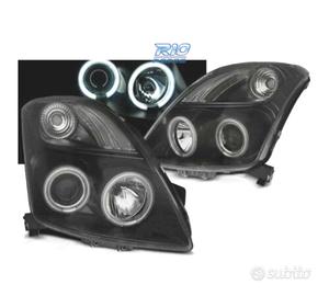 FARI SUZUKI SWIFT 05-10 ANGEL EYES CCFL FONDO NERO