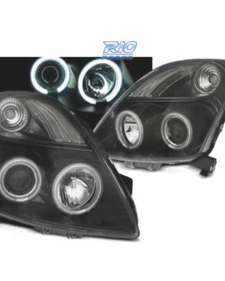 FARI SUZUKI SWIFT 05-10 ANGEL EYES CCFL FONDO NERO