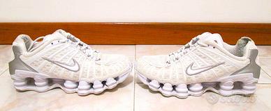 Scarpe originali NIKE SHOX TL bianche EUR 36.5