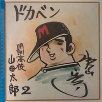 Mr. BASEBALL shikishi Mizushima reproduction