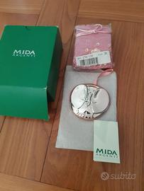 Medaglione da culla rosa MIDA ARGENTI
