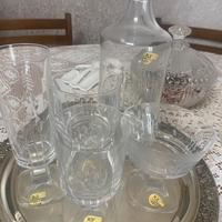 48 Bicchieri di Cristallo RCR hand cut  NUOVI