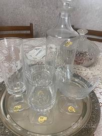 48 Bicchieri di Cristallo RCR hand cut  NUOVI