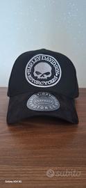 cappellino snapback Harley Davidson teschio 