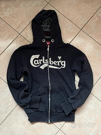 Felpa con zip Carlsberg – Taglia M
