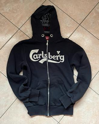 Felpa con zip Carlsberg – Taglia M
