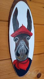 Dipinto su Legno - Asinello